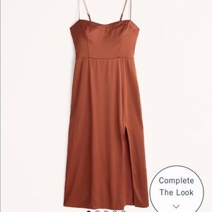 Burnt Orange Best Dressed Collection Midi